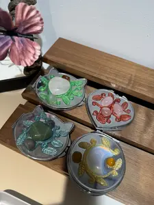 Natural Crystal Decor Pocket Mirror