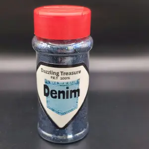 Denim Chunky Glitter