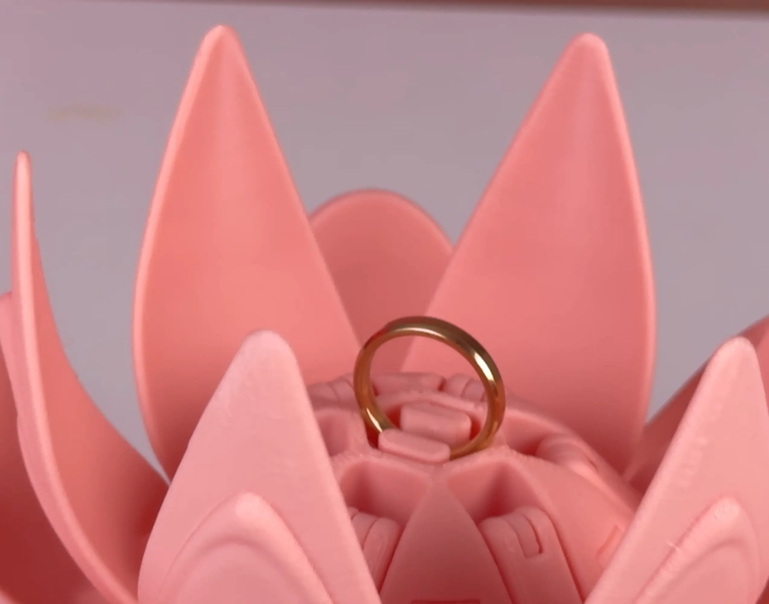 3D Printed Blooming Rose Promise Ring Box, Romantic Rose Jewelry Box, Proposal Ring Holder, Valentine Gift Box