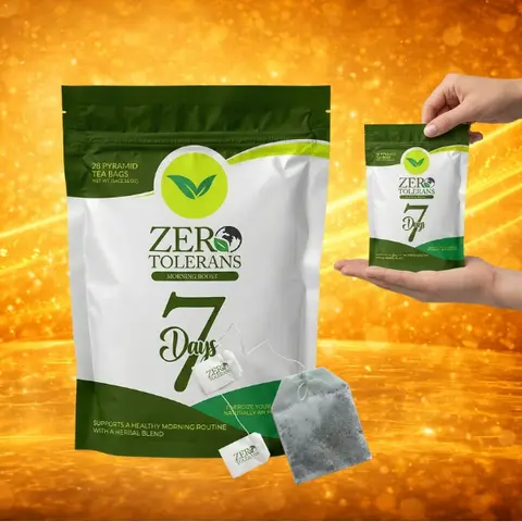 Zero Tolerans Morning Boost Herbal Tea, 28 Tea Bags, Botanical Tea Blend