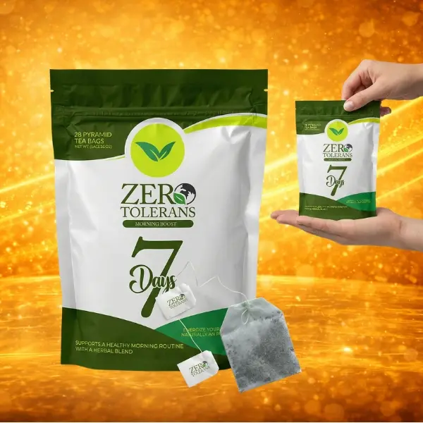 Zero Tolerans Morning Boost Herbal Tea, 28 Tea Bags, Botanical Tea Blend Zero Tolerans Morning Boost Herbal Tea, 28 Tea Bags, Botanical Tea Blend