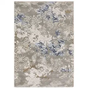 212 MAIN 10x13 ft. Abstract Print Power-Loom Machine-Made Stain-Resistant Rectangle Area Rug, Multi-Color, High-Traffic, for Contemporary Home Decor, Abstract Rugs, Home Decor Rugs