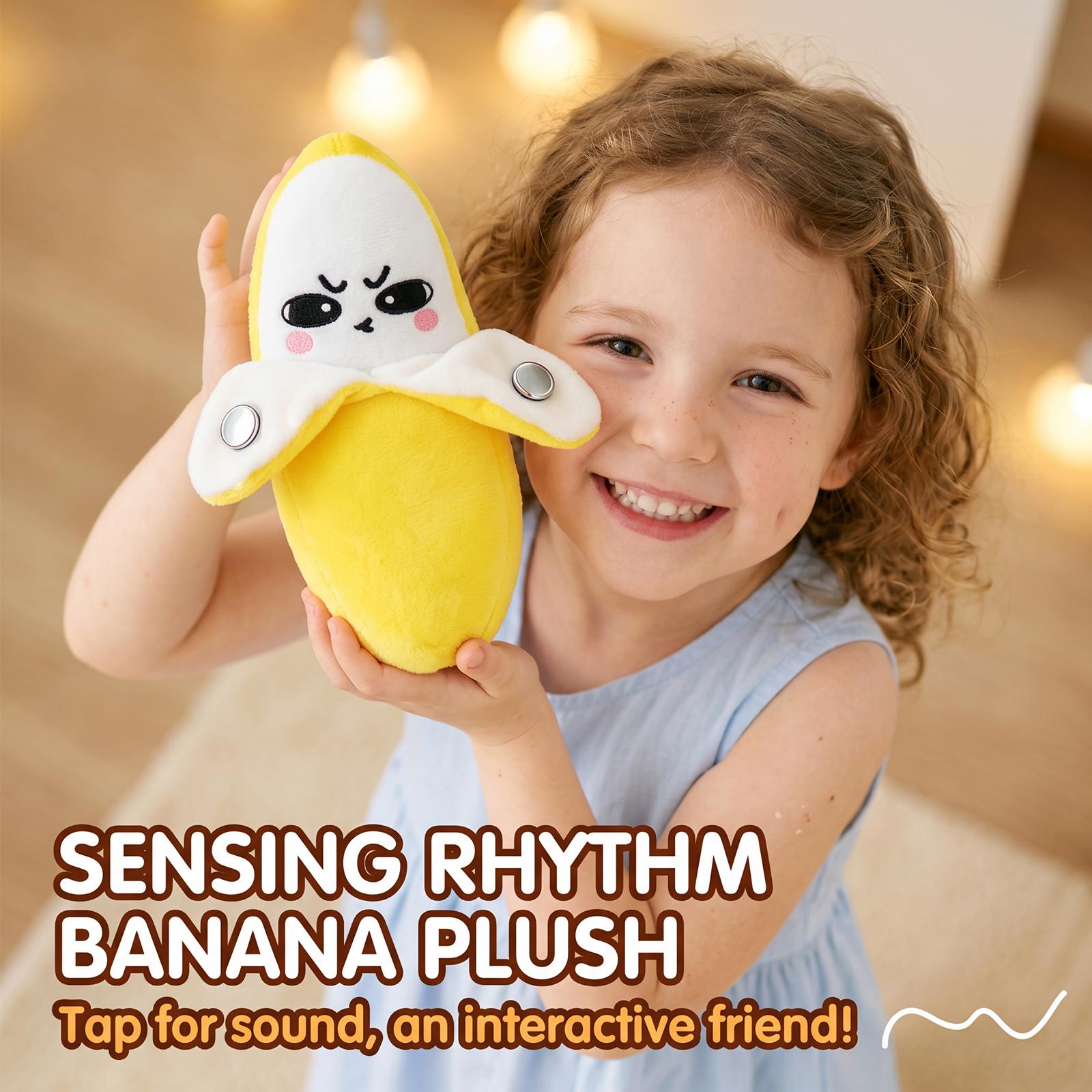 Kidoz Banana & Carrot Electric Plush Toy Set – Interactive Music Plush Toys for Parent-Child Interaction, Couples & Friends Prank Toy, Valentine’s Day & Easter Party Fun Gift for Kids & Adults stuffed animals cute girly gifts Kidoz Banana & Carrot Electric Plush Toy Set – Interactive Music Plush Toys for Parent-Child Interaction, Couples & Friends Prank Toy, Valentine’s Day & Easter Party Fun Gift for Kids & Adults stuffed animals cute girly gifts