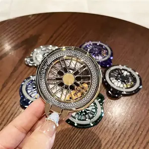 Rotating Gyroscope Phone Stand Stress Relief, 360 Degree Rotating Ring Clip, Multi-Functional Foldable Support, Universal Mobile Accessories