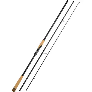Fishing Rods, Carbon Fiber Spinning & Casting Poles, Saltwater Resistant Guides, 6'/7'/8'/9'/10'/12'-Portable 2/3/4/- & Telescopic Designs, Cork/EVA Grip for Bass Trout Inshore & Surf