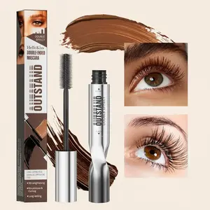 Double-Ended Dual Color Mascara Waterproof Thickening Lengthening Curling Long-Lasting Makeup Tool