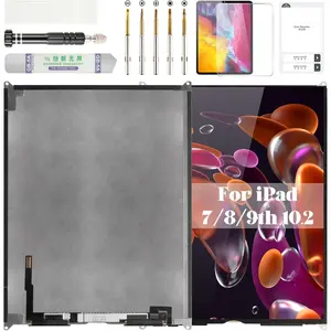 for iPad 7th Gen Screen  2020 for iPad 10.2" Screen 8th Gen LCD for iPad 9th Display Repair Kits A2197 A2270 A2197 A2200 2019 2021 Black (Without Digitizer)