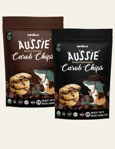 Carobmē Organic Carob Chips Semi-Sweet ~ Unsweetened