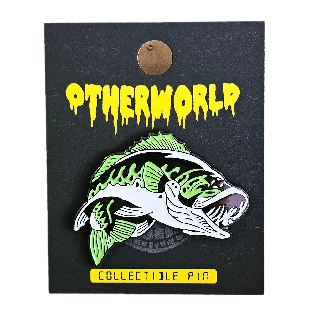 Bass fish Metal Hat Pin - Fashion Accessory for Personalized Style
