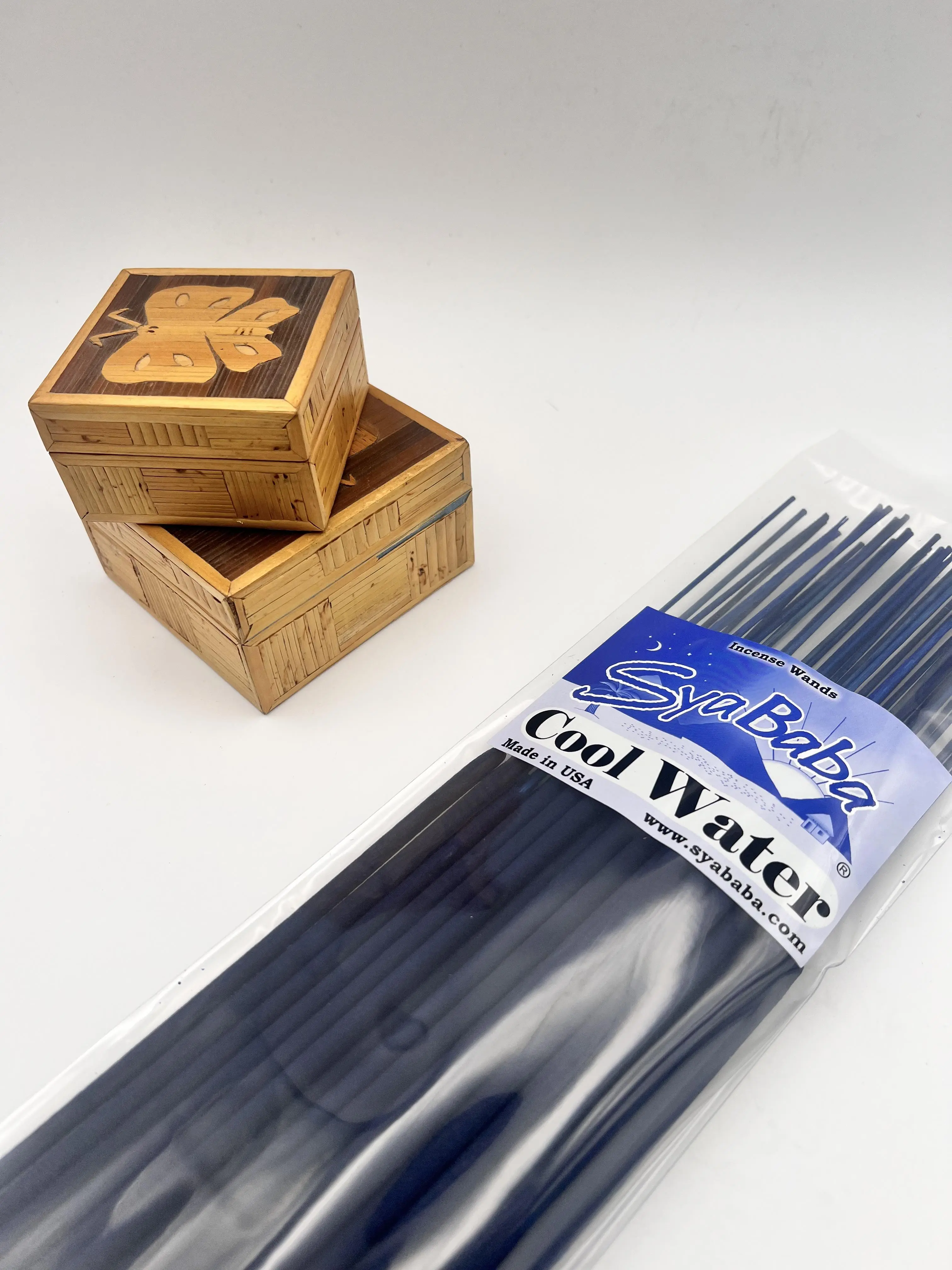 SyaBaba 19in Jumbo Scented Incense Sticks - 50 Sticks per Pack, Ethanol-Free, Sugar-Infused Aroma, Home Fragrance Products, Room Freshener Deodorizer for Home Use