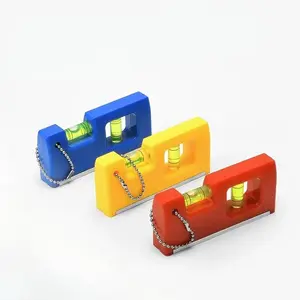 Mini Level Ruler, 4 Counts/set Portable Magnetic Level Ruler, Handheld Level Tool, Physical Measuring Instruments for Home Office