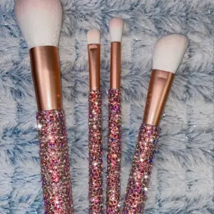 Iridescent Crystal Makeup Brushes