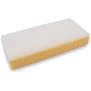QLT Drywall Sanding Sponge, Dual-Sided Wet Sanding Block,  Dustless Drywall Finishing Sponge for Joint Compound, Spackle, Sheetrock, Plaster, DWS467