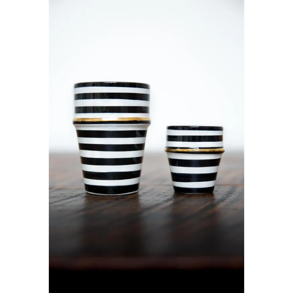 Beldi Stripe Ceramic Cup - Available in 4 oz & 10 oz