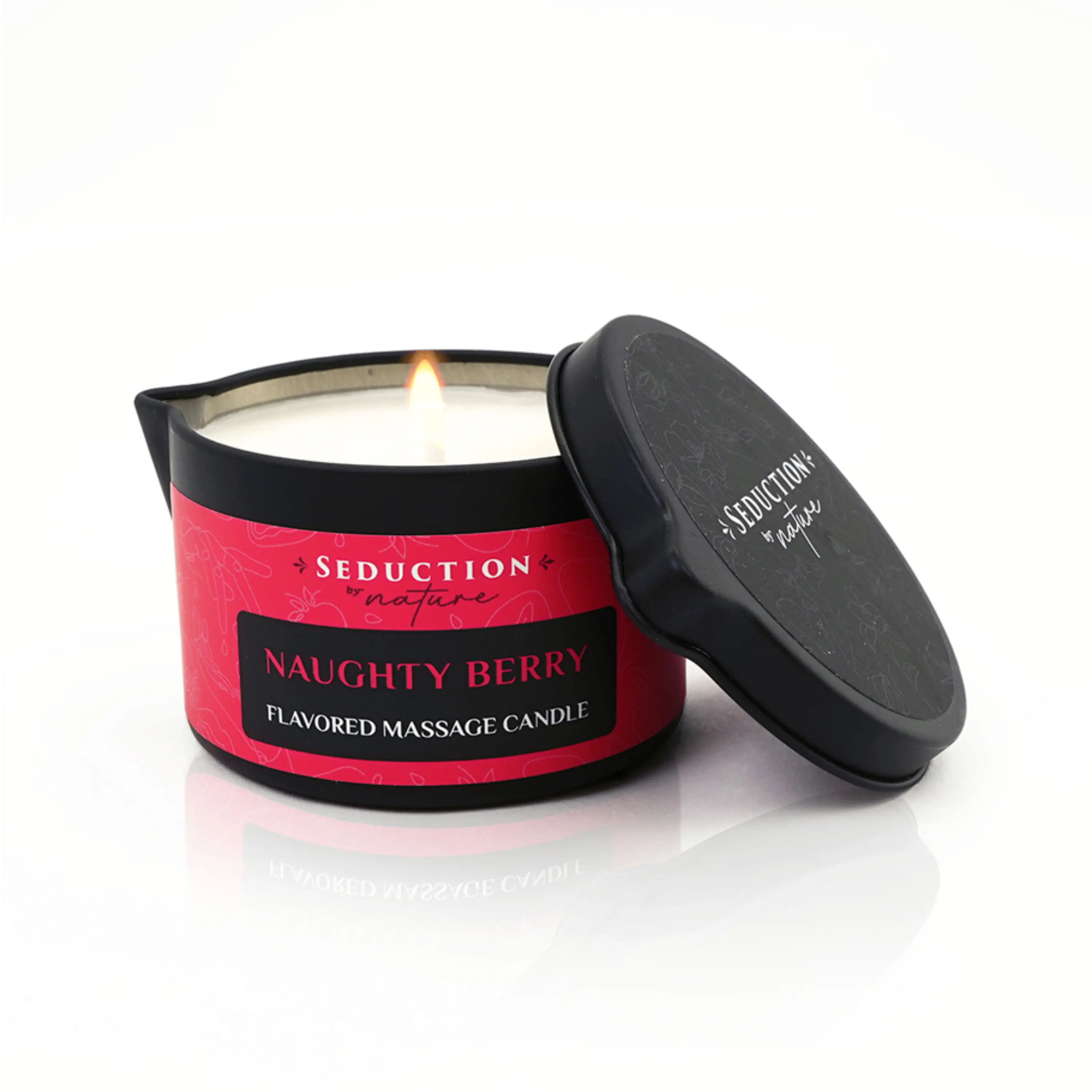 Naughty Berry Massage Oil Candle – Berry