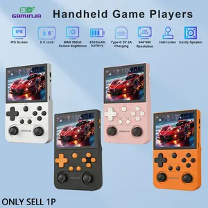 GAMINJA The New 4-Color Open-Source Gaming Console: IPS Display, 3500mAh Battery, Over 16,000+Games — The Perfect Holiday Gift for Retro Gaming Enthusiasts.