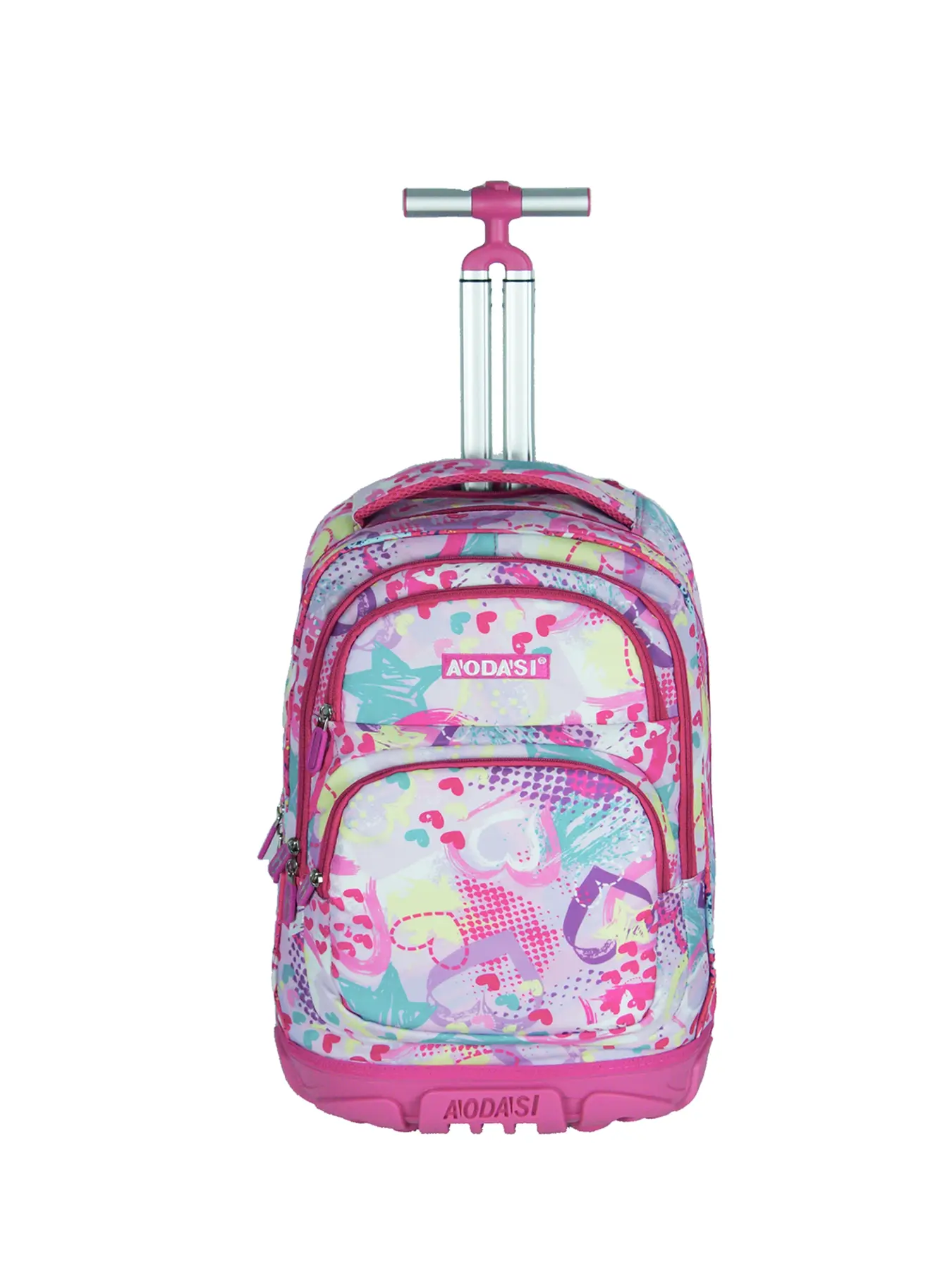 19 Inch Wheeled Rolling Backpack, 45L Large Capacity Teen Travel Bag,  Check-In Luggage, Daily Use Shoulder Bag, Pull & Carry Design - TikTok Shop