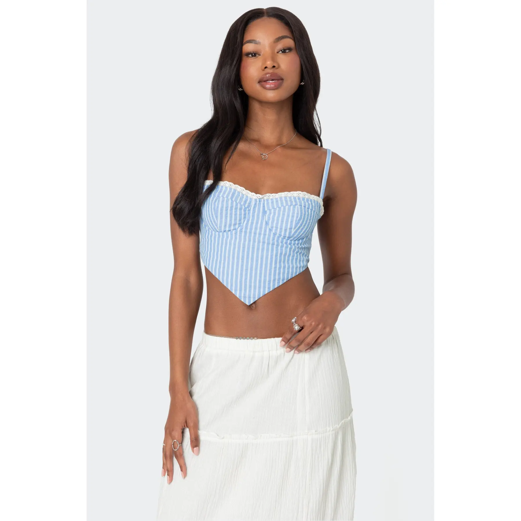 Puckered Triangle Corset