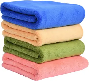 4-Pack Super Soft Microfiber Hand Towels – 400 GSM, Multicolor, Quick-Dry for Gym, Home, Kitchen & Spa