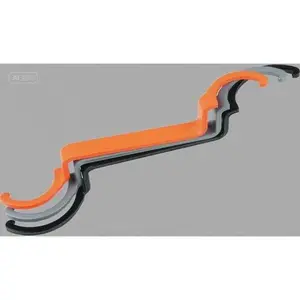 Offset Conduit Wrench Set for Tight Spaces, 3-Piece with 1/2 to 1-Inch Sizes, Reusable Locknut Tool for Secure Fastening, Durable Offset Bends Design, Non-Slip Grip for Easy Tightening and Loosening