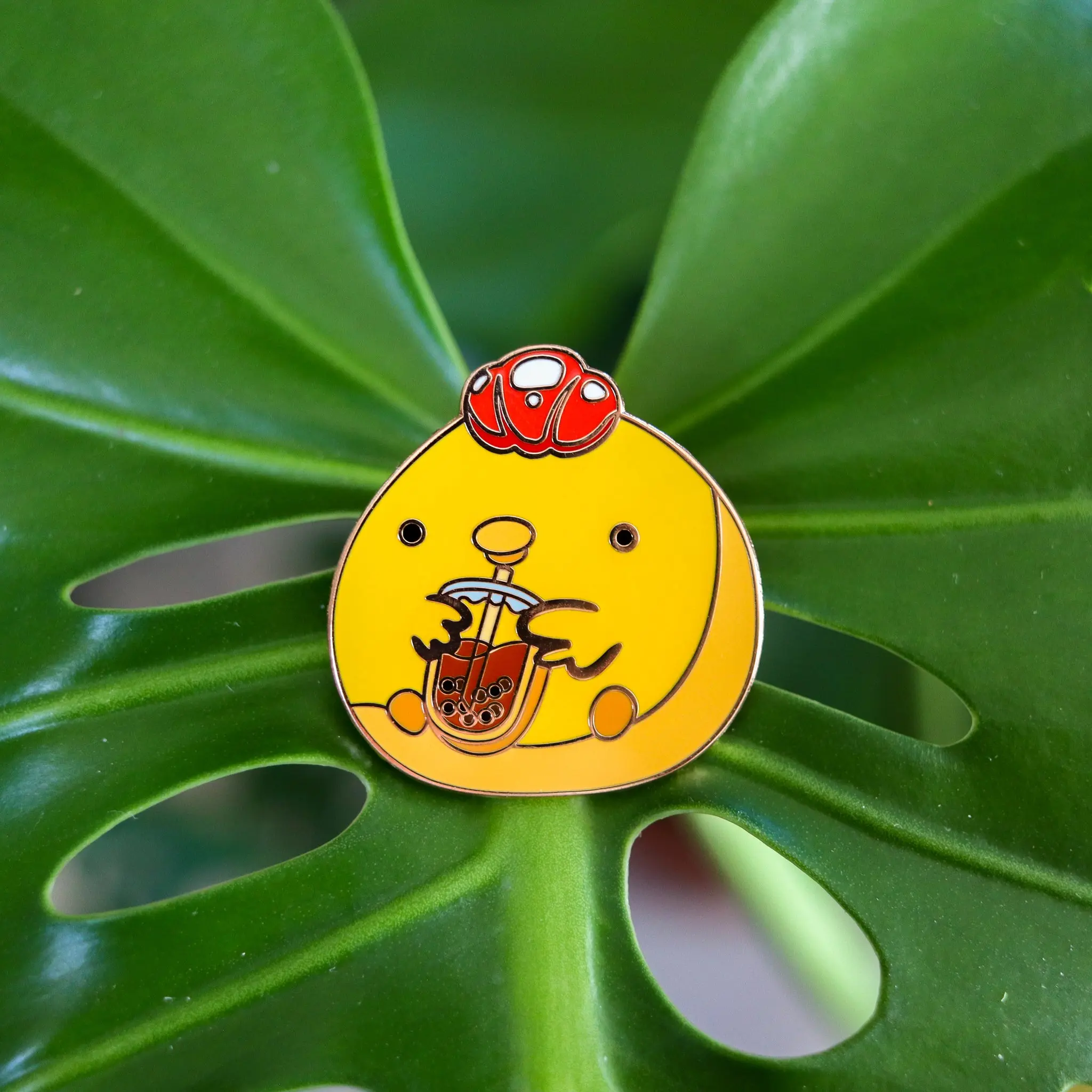 Boba Chonk Enamel Pin