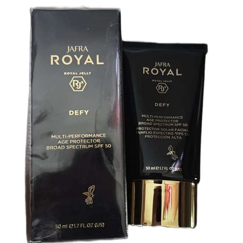 Jafra royal (royal jelly) defy multi - performance age protector broad spectrum SPF 50 1.7 fl oz (50 ml ) USA Facial