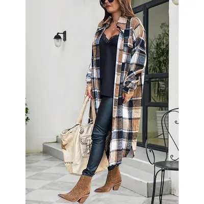 Italian Melton Banana Republic Fuzzy Plaid Cocoon Coat Uniqlo X JW