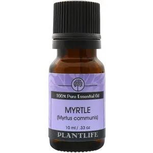 Plantlife Myrtle Essential Oil 10 ml – Fresh Camphoraceous Herbal Aromatherapy Oil