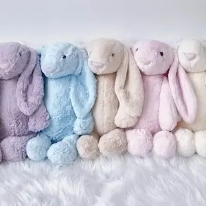 ZaysReborns 9 inch (25 cm) Colorful Stuffed Bunny- Plush Accessory