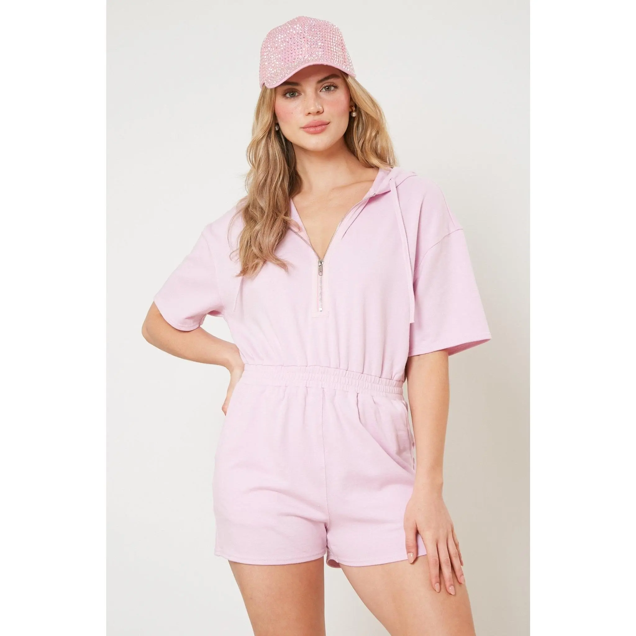 Hooded Terry Romper