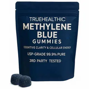 Methylene Blue Gummies, for Cognitive Support & Mental Focus, Clean 5mg of Methylene Blue Per Gummy, 99.9% Pure, Vegan, Non-GMO, 30 Gummies