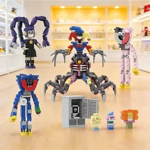 Poppy Playtime Series 5 8-Piece Building Set (861pcs), 9.84 Inch Tabletop Doll, Ideal for Home Collection and Office Decoration