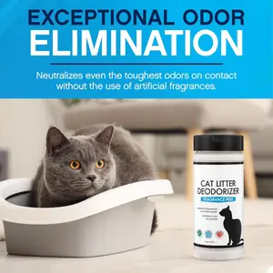 Cat Box Deodorizer Odor Eliminator i##and##s: Reduces Scooping ^^ Extends Litter Lifespan ^^ Fragrance-Free ^^ Fresh Scent ^^ 2-Pack :i##and##s