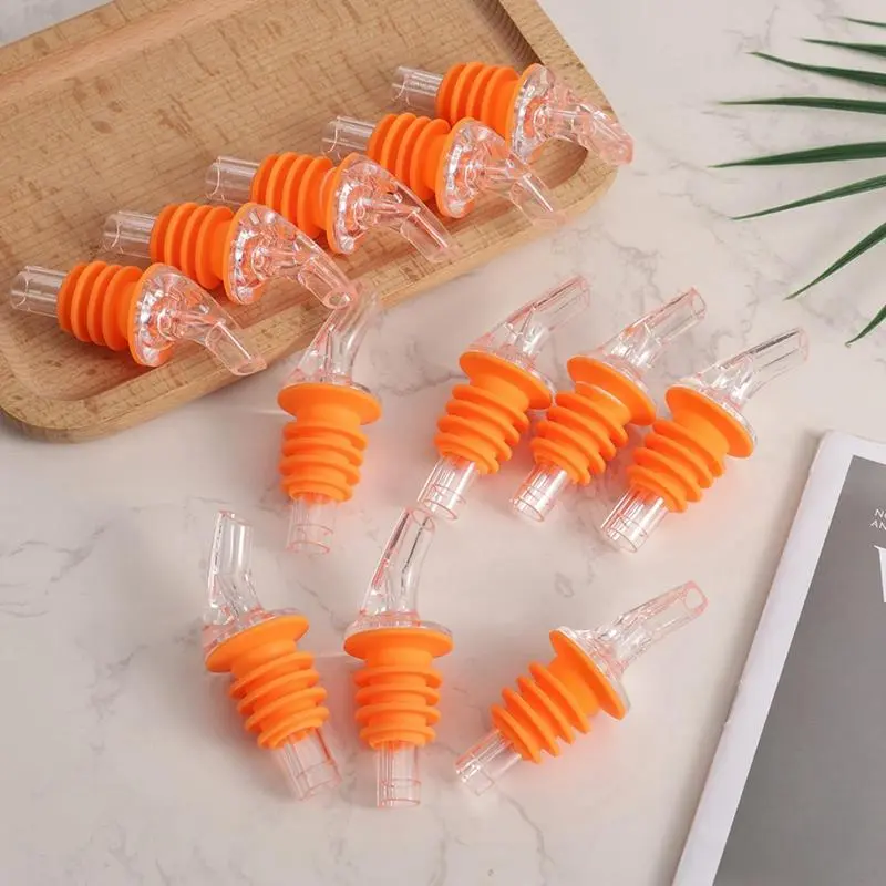 12 Universal Wide-Neck Pouring Spouts Pourers, Suitable for Bars and Home Use,Essential Accessories for Bar Mixing Tools