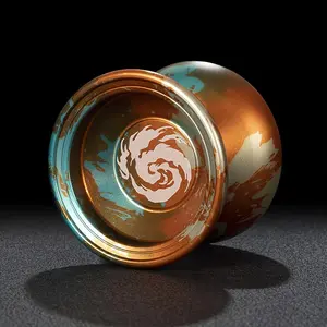 Non-Reactive Metal Yo-Yo, Advanced Competition Grade for Professional Youth Competitors, Extra-Long Sleep Time, Aluminum Alloy Beginner Starter Yo-Yo, Includes Gloves + Bearings + 10 Strings