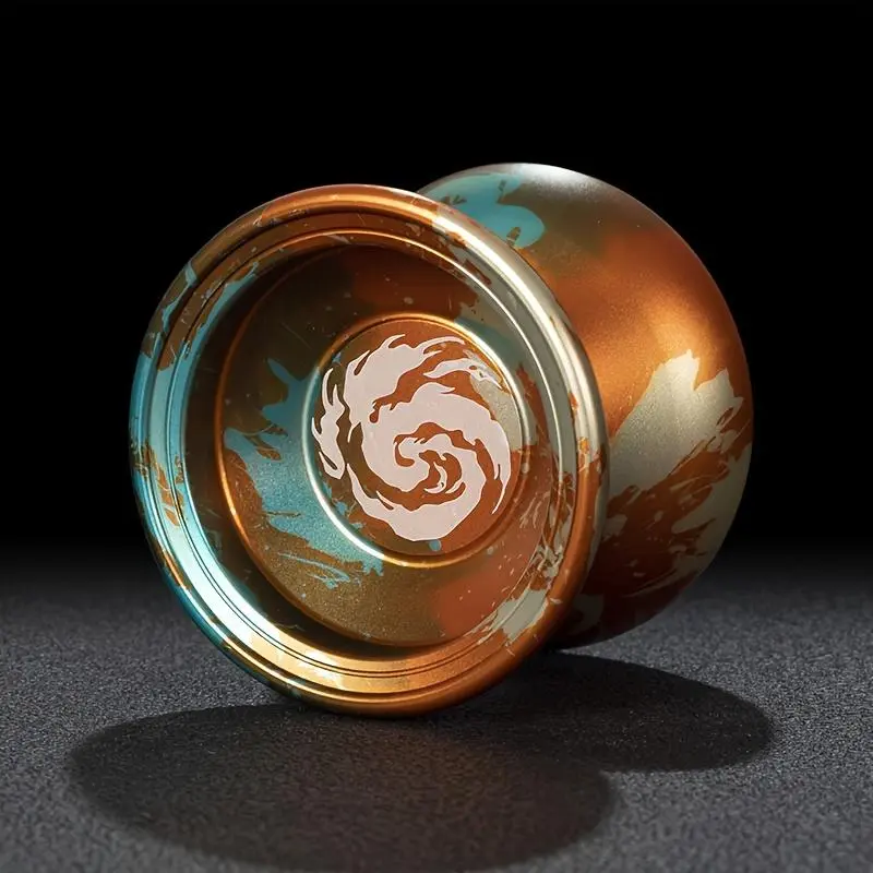 Non-Reactive Metal Yo-Yo, Advanced Competition Grade for Professional Youth Competitors, Extra-Long Sleep Time, Aluminum Alloy Beginner Starter Yo-Yo, Includes Gloves + Bearings + 10 Strings