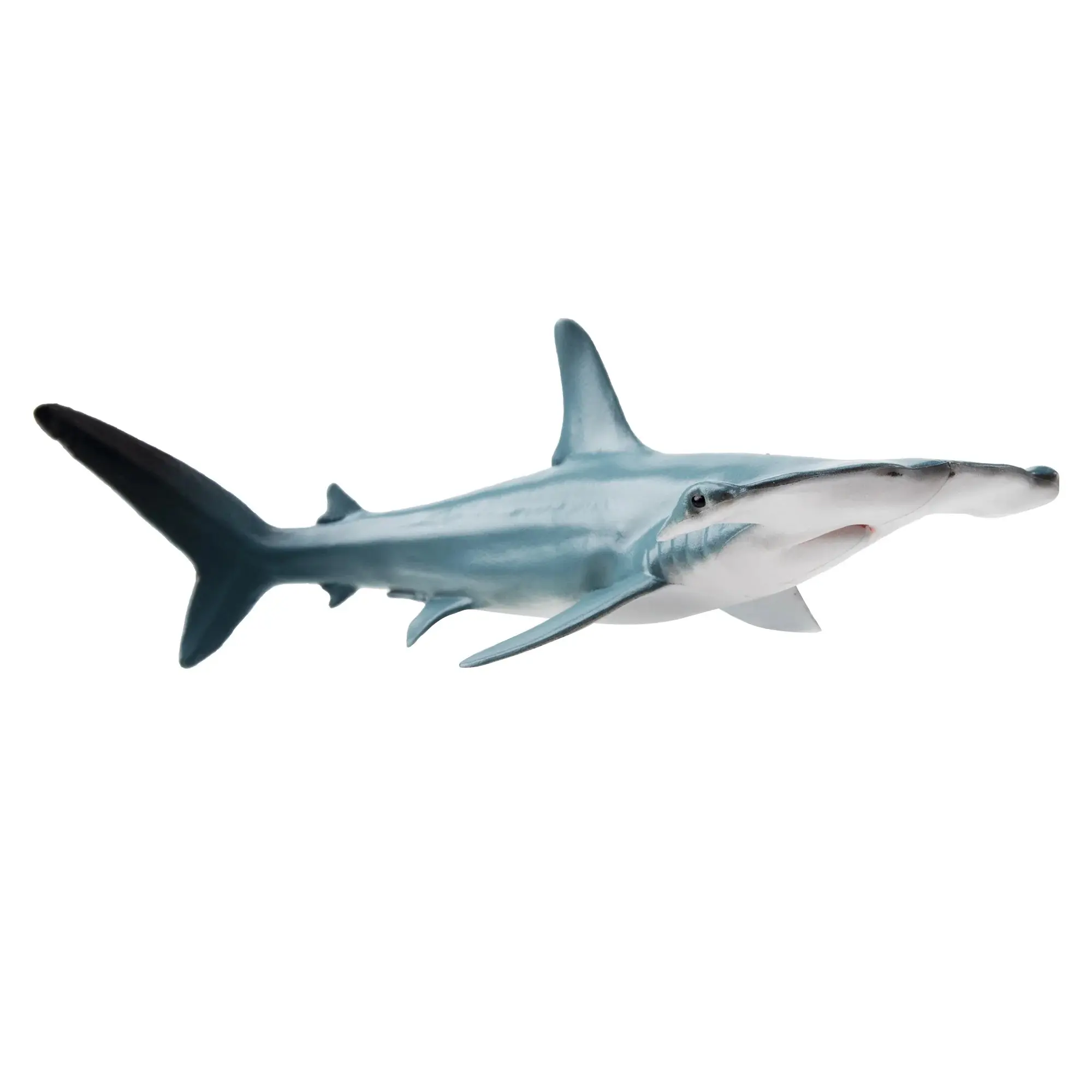 Toymany Hand-Painted Great Hammerhead Shark Figurine – Realistic Marine Animal Model, Perfect for Early Education, Montessori Sensory Play, Cake & Party Decorations, Desk & Home Décor, Thoughtful Gifts, and Collectible Figurine