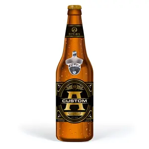Monogram Black Gold Bottle Opener Monogram Black Gold Bottle Opener