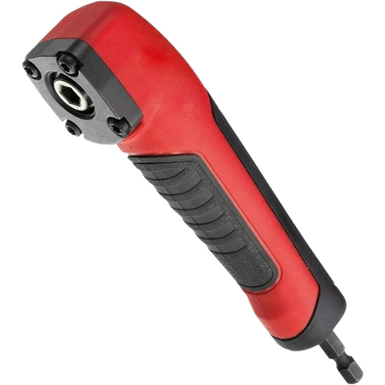 Right Angle Attachment Electric Screwdriver Repair 90 Degree Corner Device, ABS Handle Screwdriver Socket Adapter Drill Bit Corner Adapter for 18v Impact Driver and Drill Bit, (Size:13.5x3.5x2cm) Tool