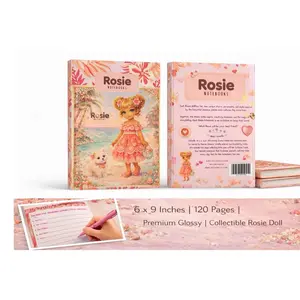 Rosie Notebooks Love Edition Giselle Seaside Dreamer Journal 120 Blank Pages for Daily Reflection & Goal Setting Coastal Aesthetic Collectible Design