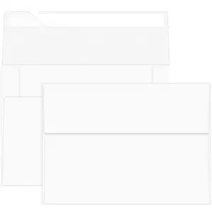 4x6 White Envelopes For Invitation,White A6 envelope 4.75 x 6.5 inch, 4X6 Envelopes for A6 cards,Self Seal envelopes for weddings, greeting cards, shower,photos,birthday (White)