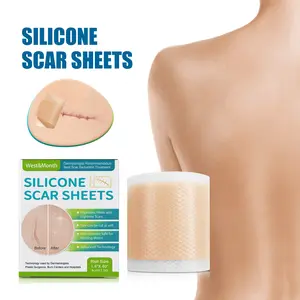 West&Month Self-Adhesive Silicone Scar Patch for Smoothing Skin, Repairing Cellulite and Stretch Marks