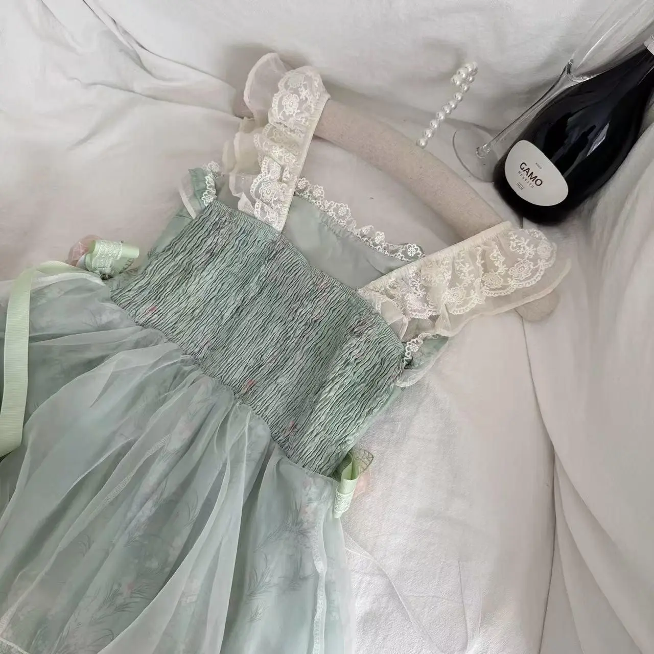 Korean Chic Green Birthday Party Dress Women Summer New Sweet Waist Slim Short Dresses Japanese Flower Fairy Lolita Outfits 2025 - TikTok Shop Korean Chic Green Birthday Party Dress Women Summer New Sweet Waist Slim Short Dresses Japanese Flower Fairy Lolita Outfits 2025 - TikTok Shop