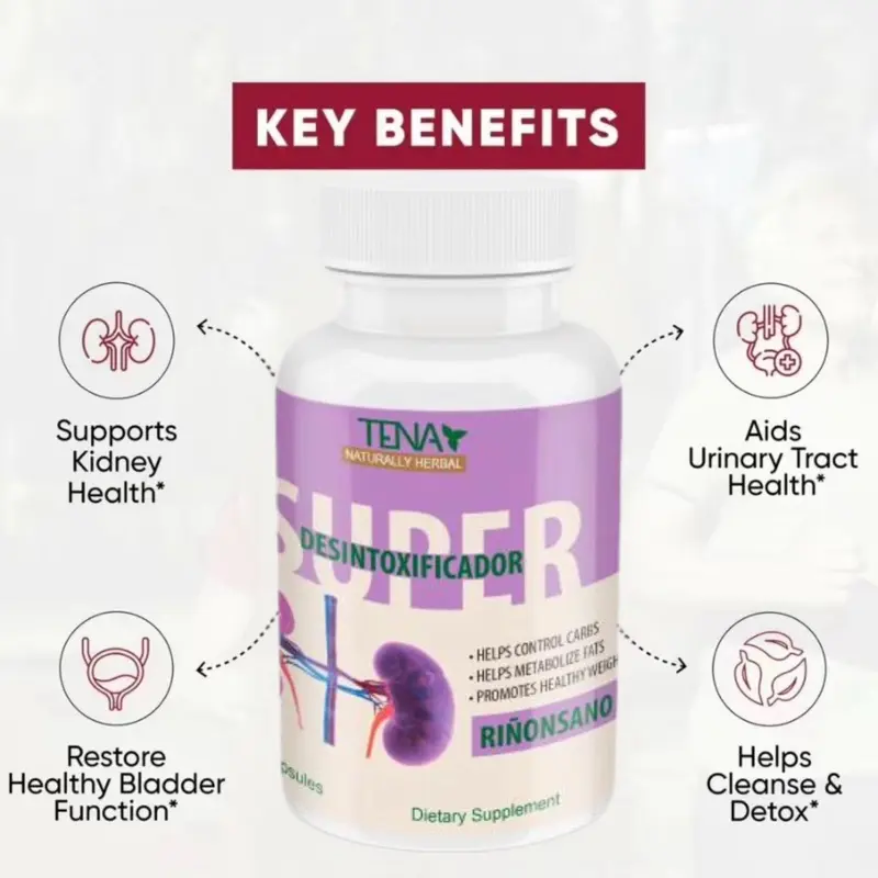 Kidney Flush Capsule-Herbal Cleanser -Tena Natural LLC