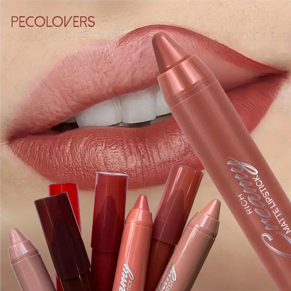 1PC Nude Velvet Lipstick, Moisturizing Hydrating Lipstick Pen,  Long-lasting & Waterproof, Multi-color Options, Daily Makeup, Cosmetic, Moisture