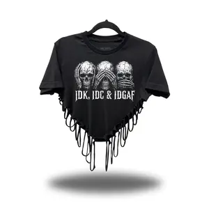 IDC ROAD RASH HEART CROP TOP