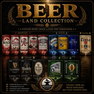 Beer Inspired MTG Lands | Full Art Proxy Land Set