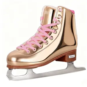 Nattork Ice & Roller Skates for Adults - Golden Shiny