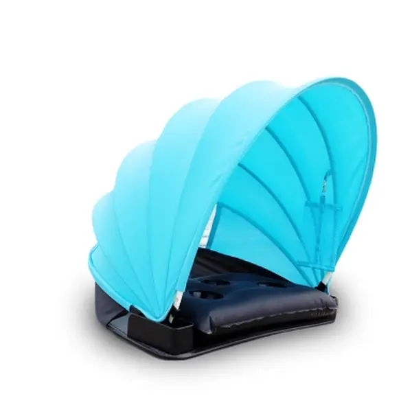 Plastic Outdoor Beach Umbrella - Foldable Design, Anti-UV/UVB, Fabric Canopy, Lightweight - Home Supplies Outdoor Umbrellas, Foldable Design Umbrellas
