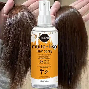 100ml - Leave-in Conditioner Spray, Deeply Hydrating Keratin, Refreshing Oil Control, Suitable for Dry, Damaged, Curly and Split-End Hair, Reduces Heat Damage, Conditioner, Smooth Hair Care, Plant-Based Ingredients, Heat Protectant Spray
